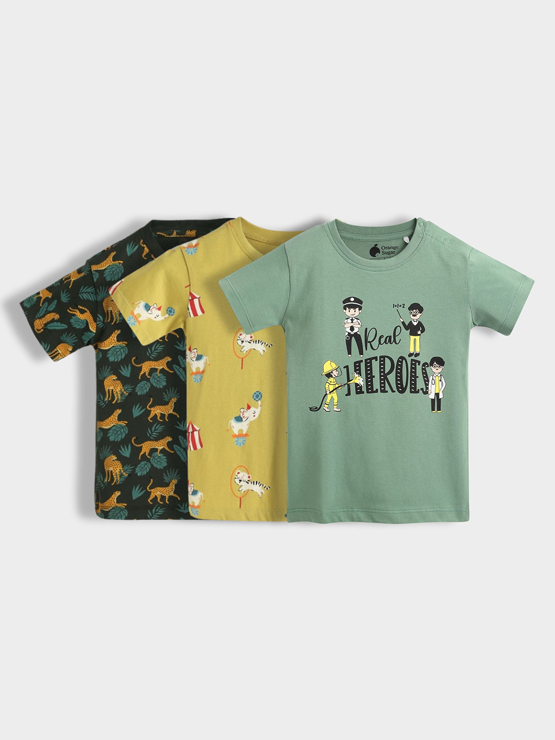 Orange Sugar Kids 3 Printed T-shirt