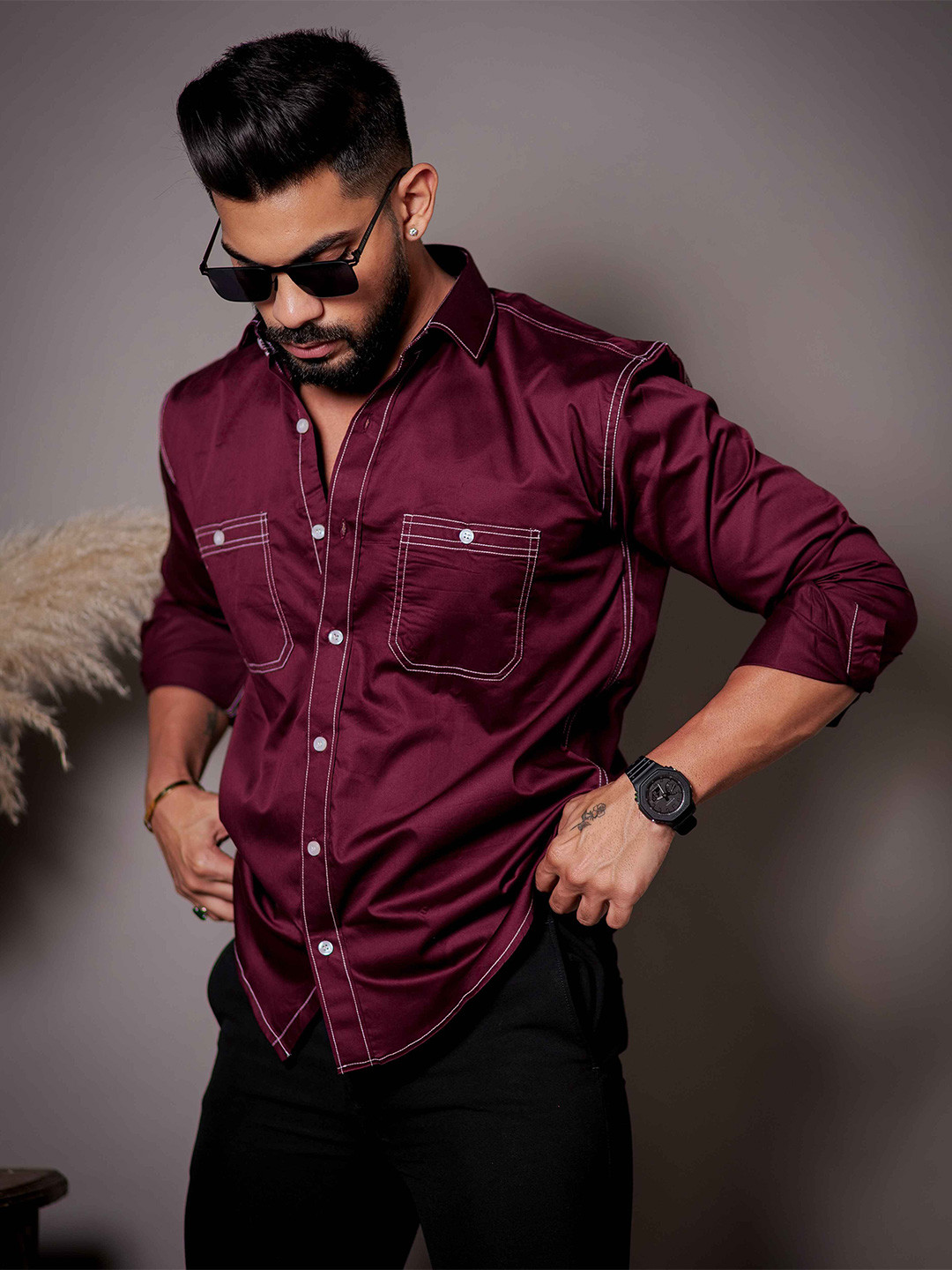 Foomer Long Sleeves Standard Fit Shirt