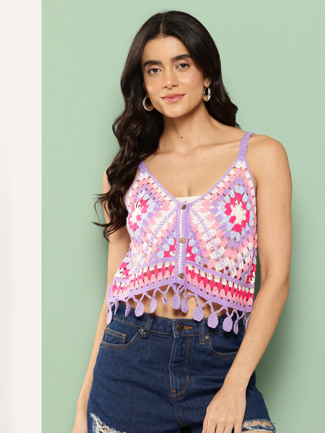 Killer Crochet Knit Crop Top