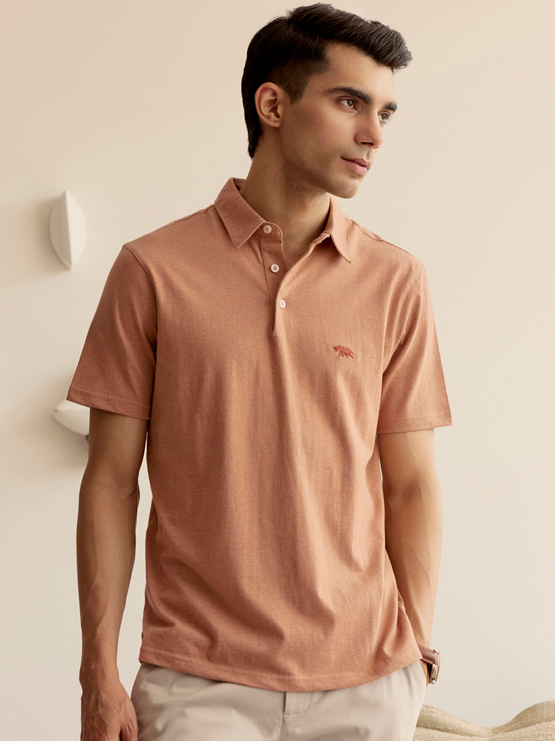 Andamen Signature Core Polo Collar Short Sleeves T-shirt