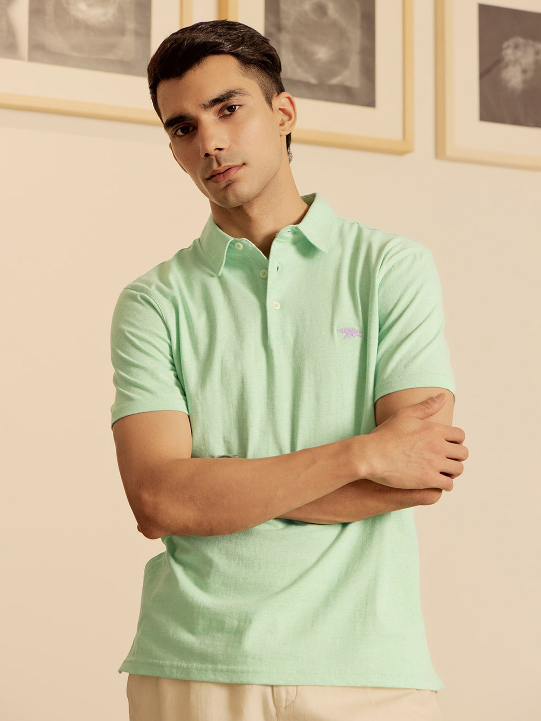 Andamen Signature Core Polo Collar Short Sleeves T-shirt