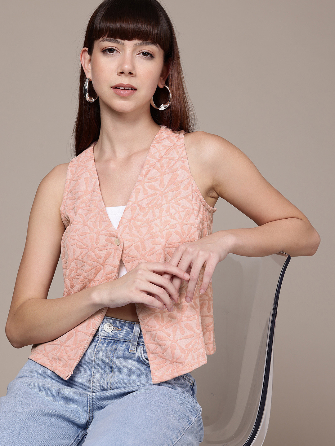 Freehand by The Indian Garage Co Textured Top