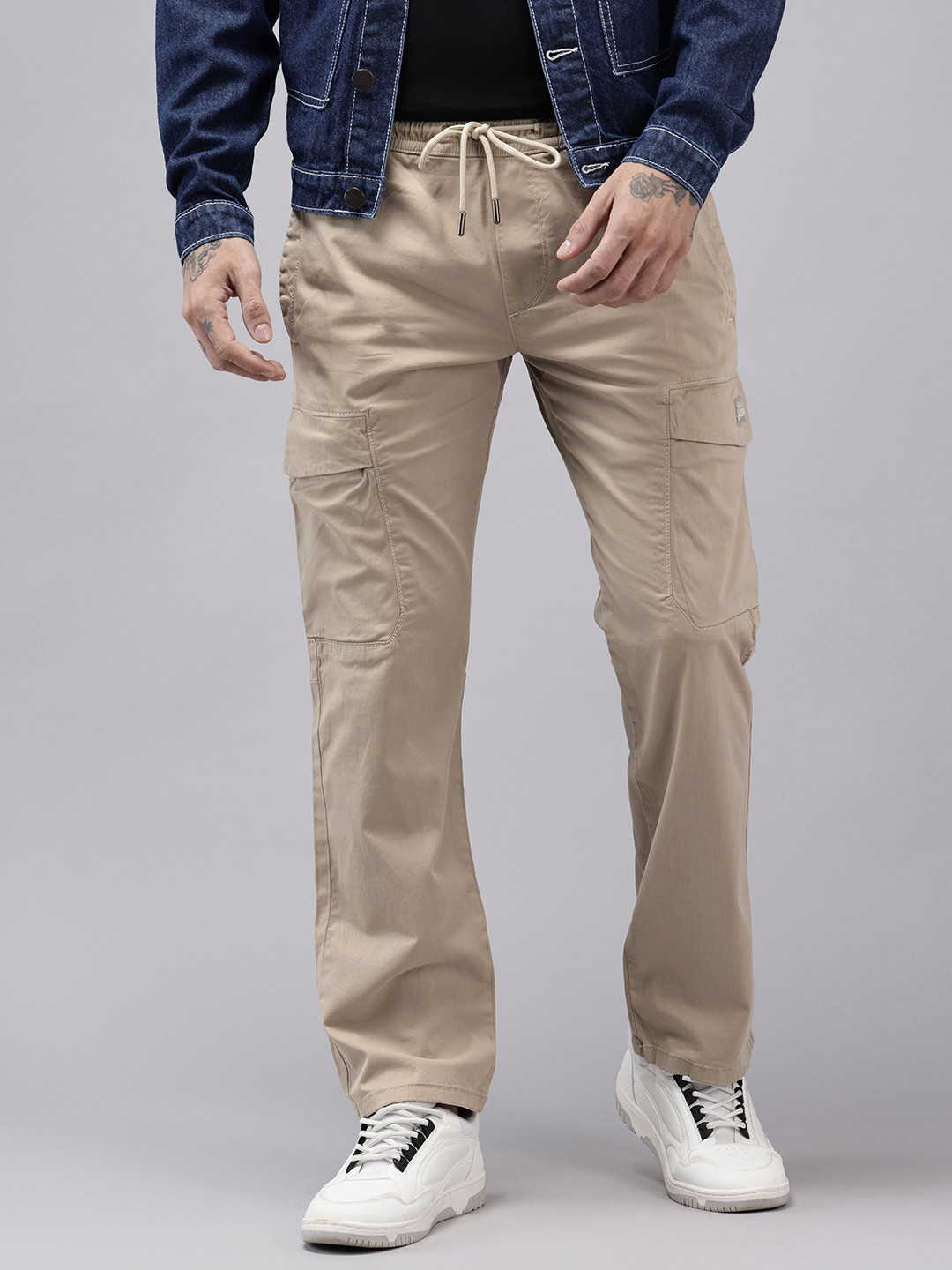 U.S. Polo Assn. Denim Co. Men Harold Straight Fit Cargo Trousers