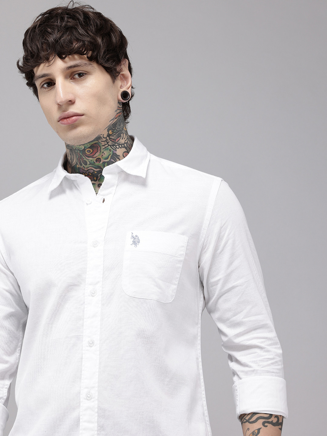 U.S. Polo Assn. Denim Co. Pure Cotton Casual Shirt