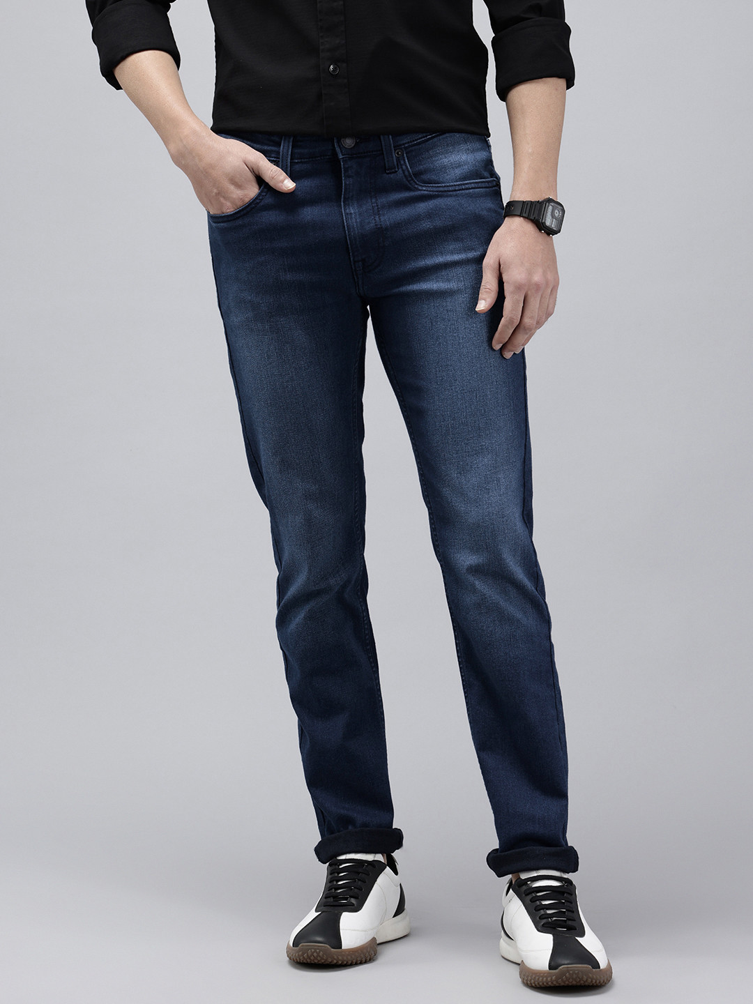 U.S. Polo Assn. Denim Co. Men Skinny Fit Light Fade Stretchable Jeans