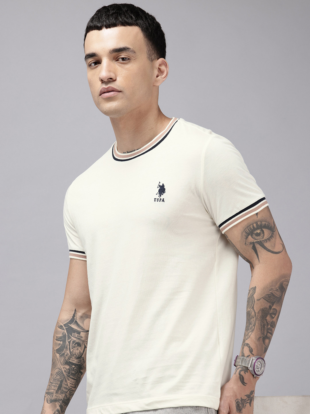 U.S. Polo Assn. Pure Cotton Slim Fit T-shirt