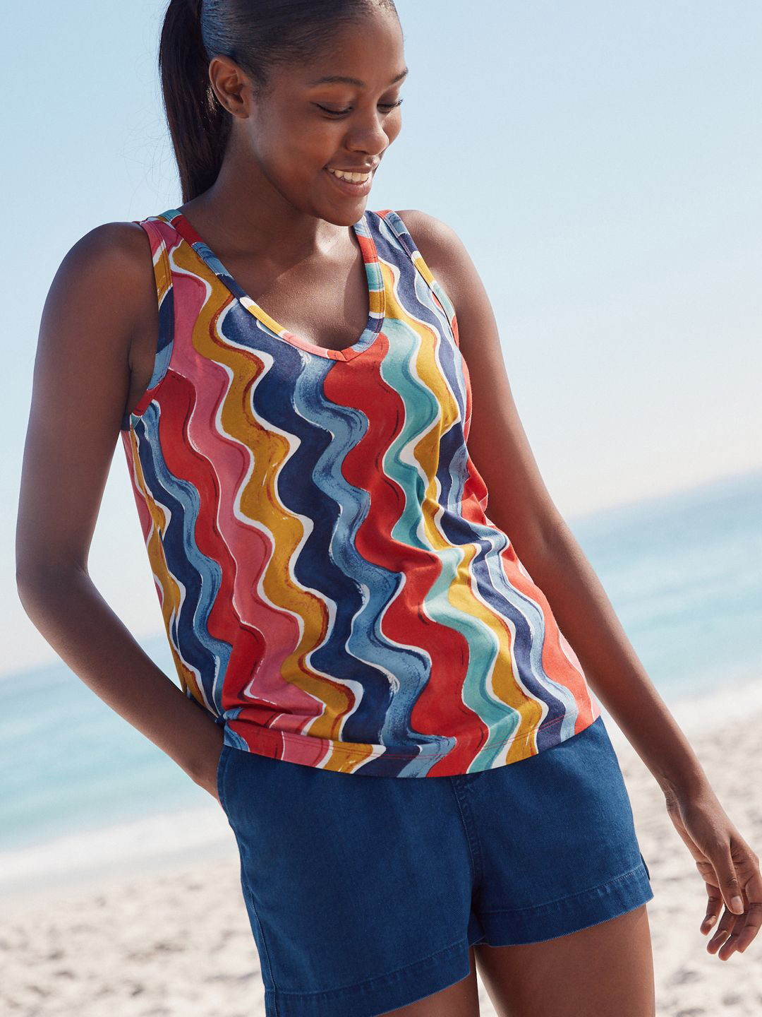 NEXT Printed Sleeveless Top