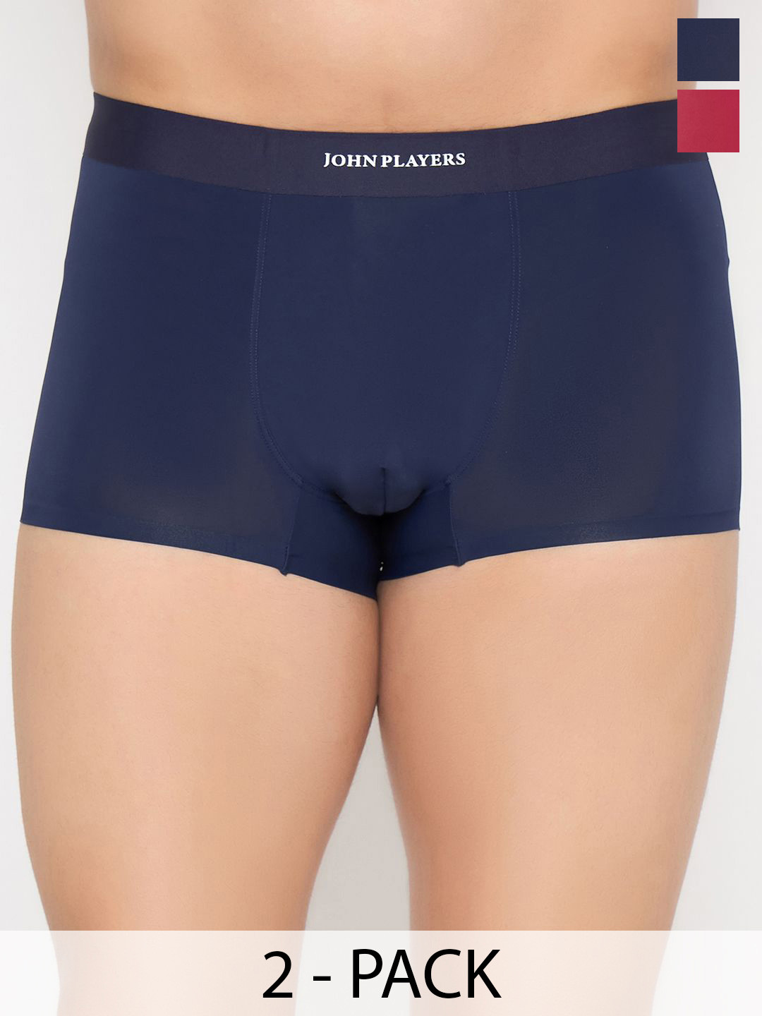 John Players Pack Of 2 Modern Bonded Trunks JTK902C02S