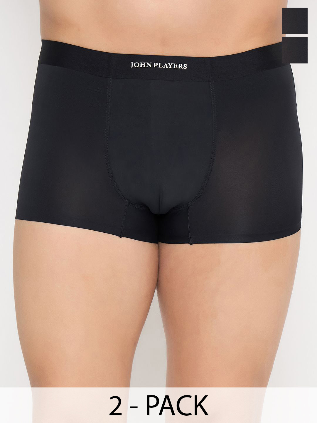 John Players Pack Of 2 Mid-Rise Comfortable Short Trunks JTK902C01S