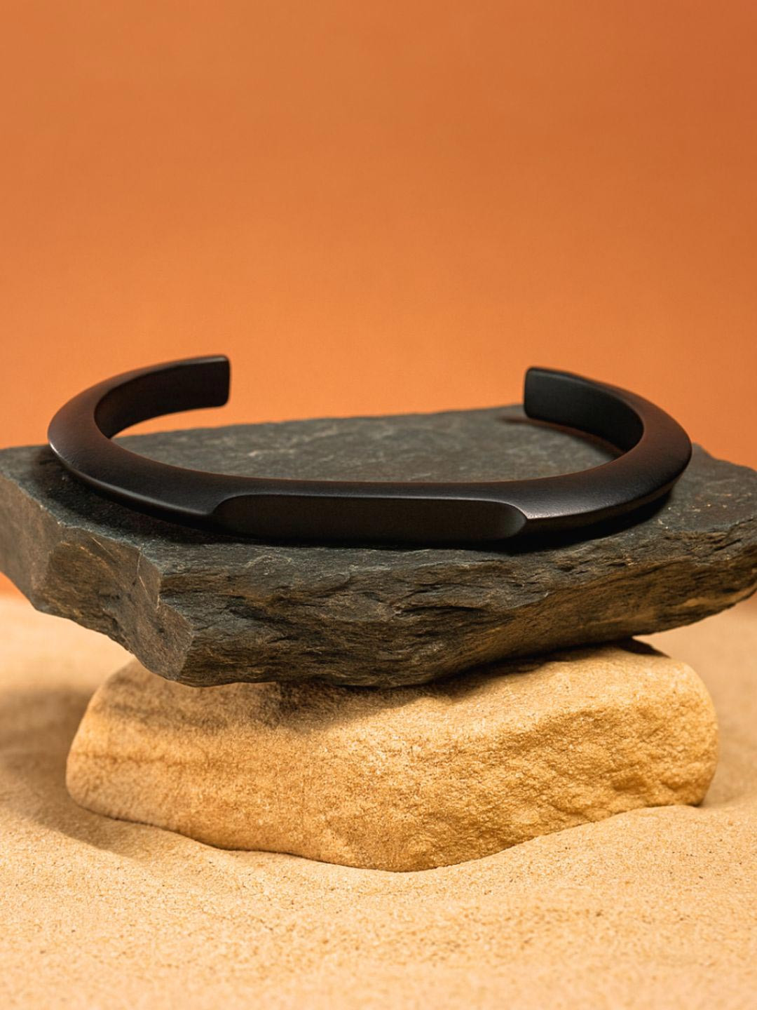 ZACH EDGE Men Solid Brass Cuff Bracelet