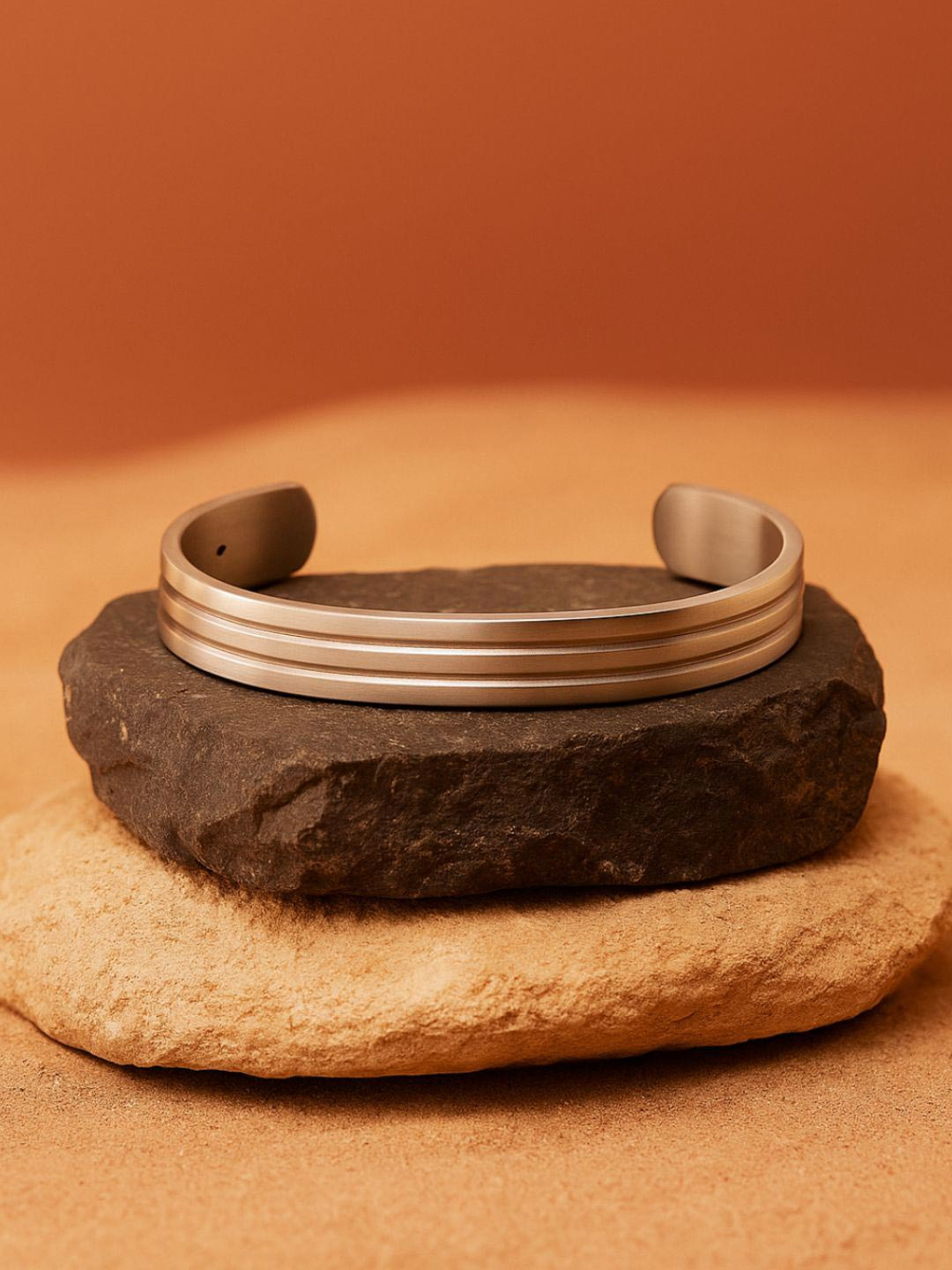 ZACH Men Slip-On Duality Cuff Bracelet