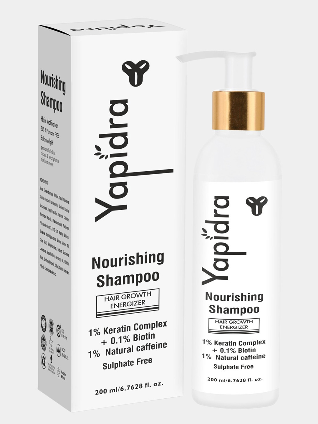 Yapidra Nourishing Shampoo - 200 ml