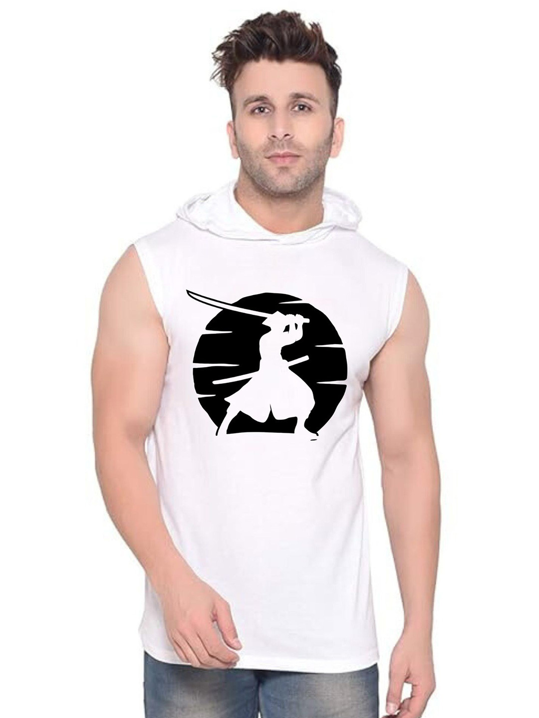 Fashnobic Ninja Printed Gym Vests