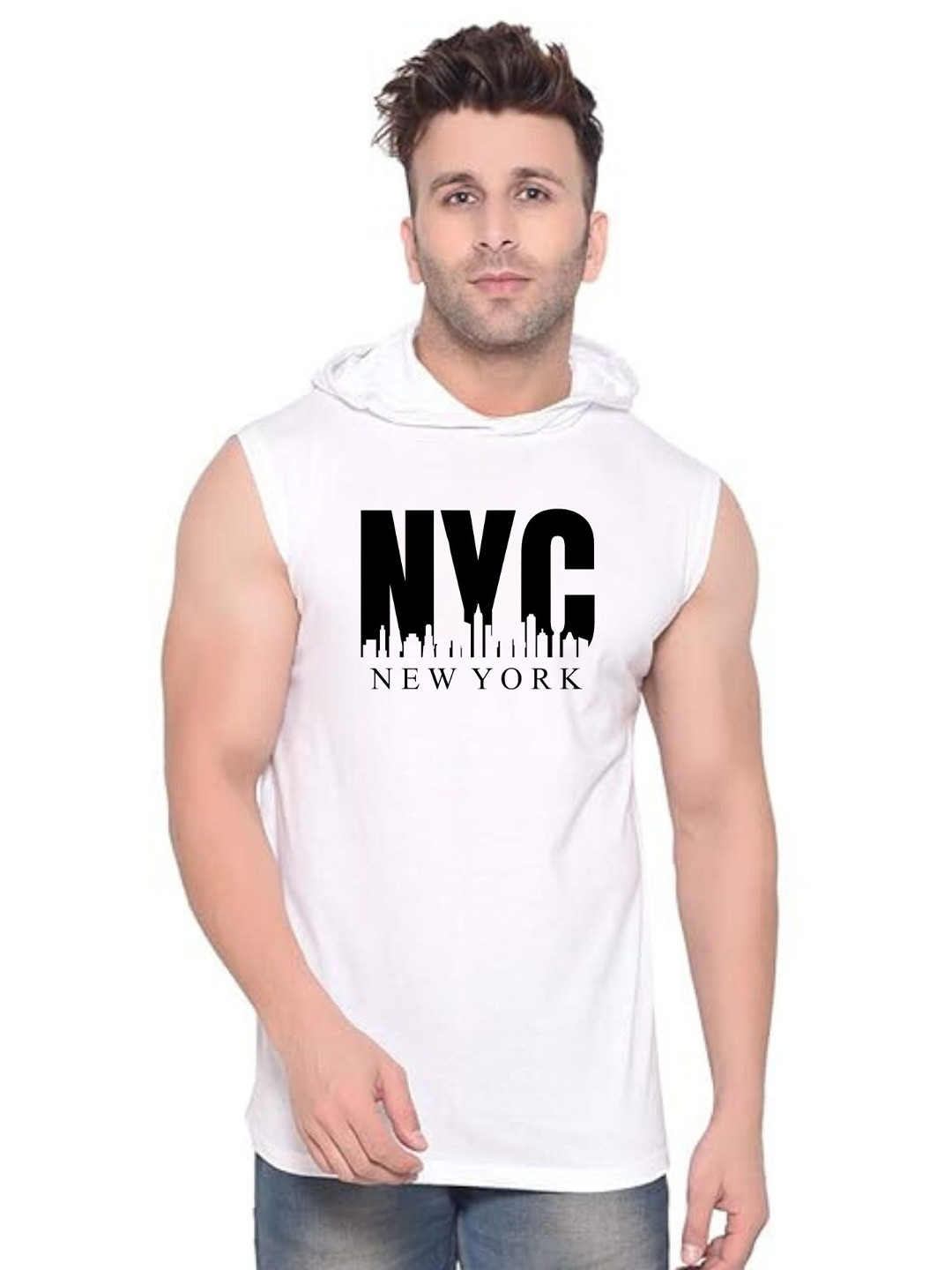Fashnobic New York Printed Gym Vests
