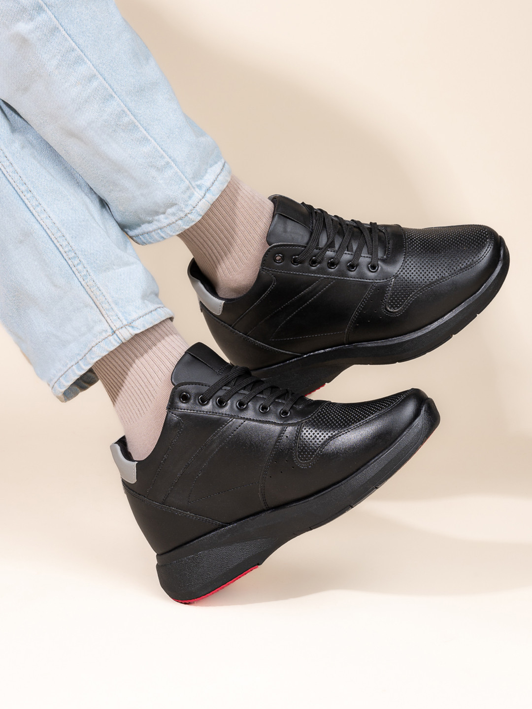 Hi Toes Men 3 inches Hidden Height Increasing Shoes