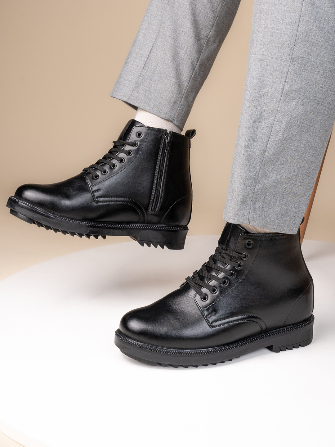 Hi Toes Invisble height increasing light weight Boots