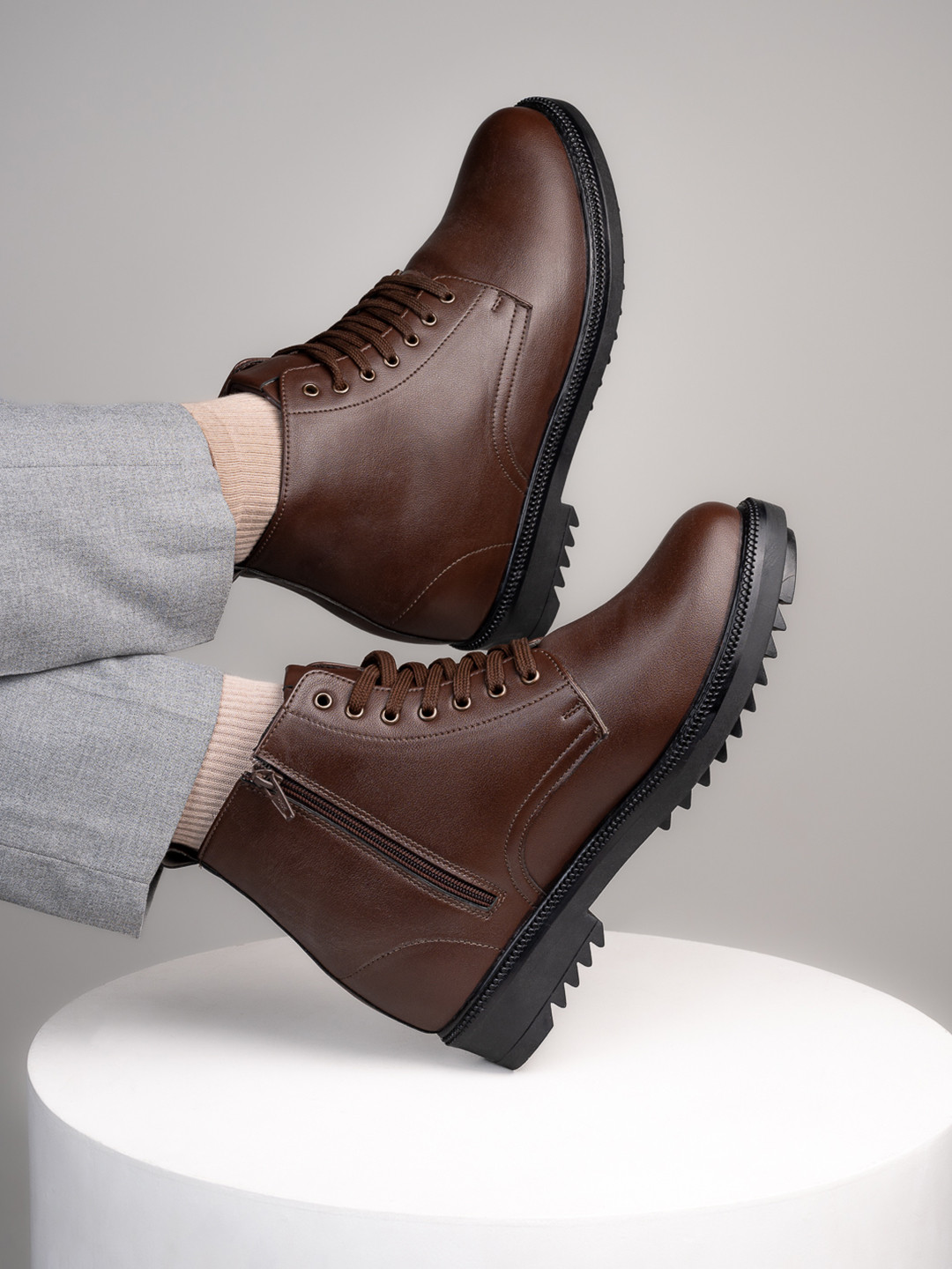 Hi Toes Invisble height increasing light weight Boots