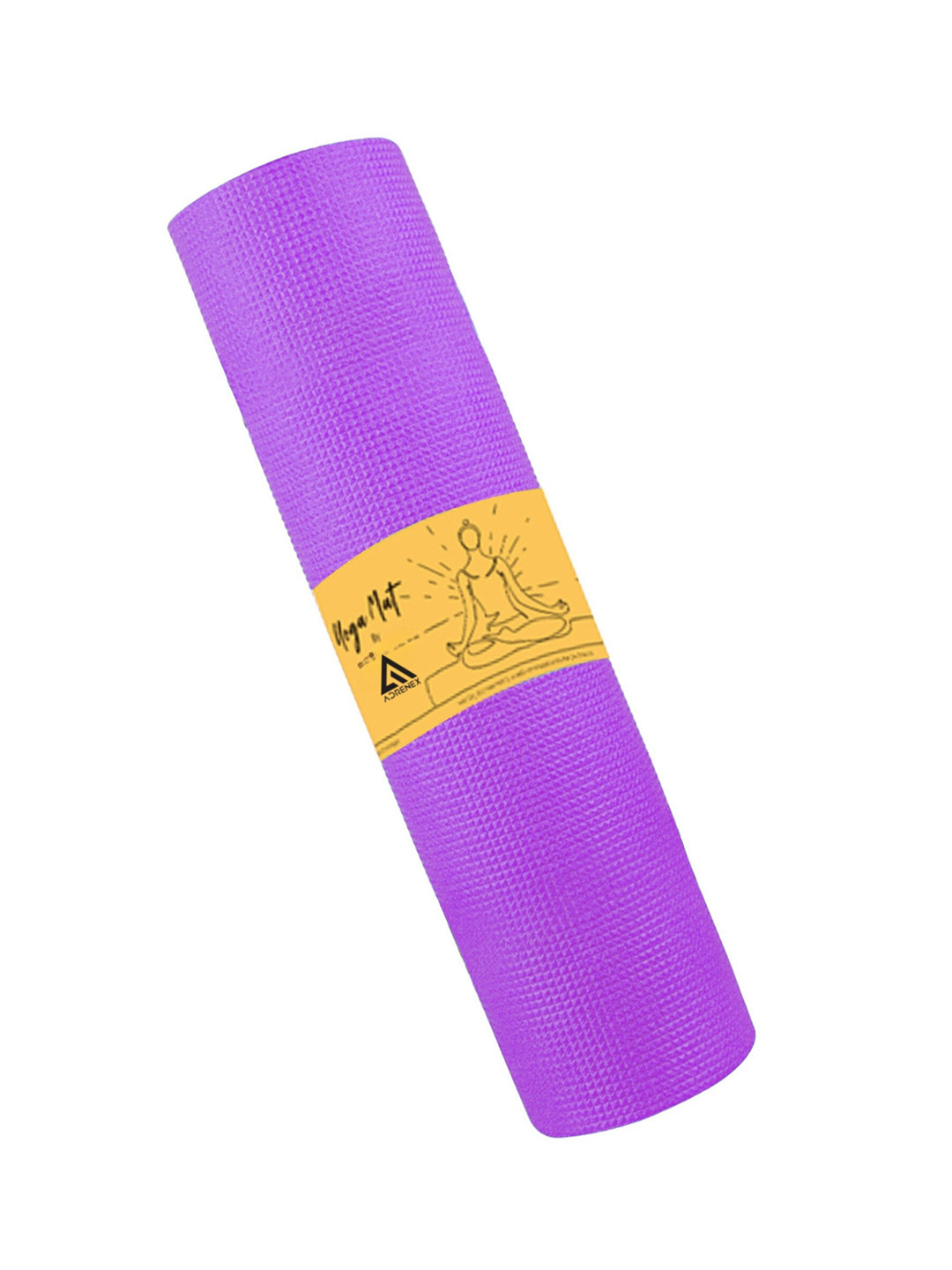 ADRENEX Ultra Luxurious Anti Skid Sweat Absorbent Reversible Yoga Mat With Carrying Bag