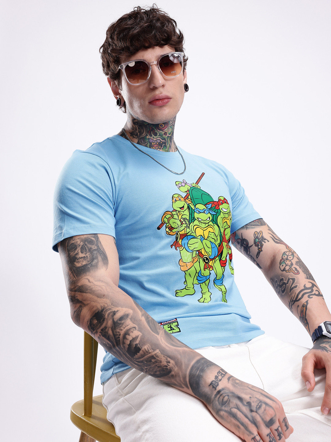 Kook N Keech Mutant Ninja Turtles Printed Pure Cotton T-shirt