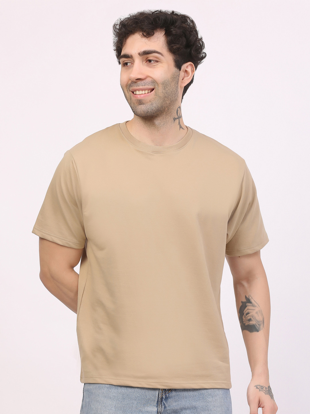 Ghumakkad Heavy Weight Relaxed Fit Pure Cotton T-shirt