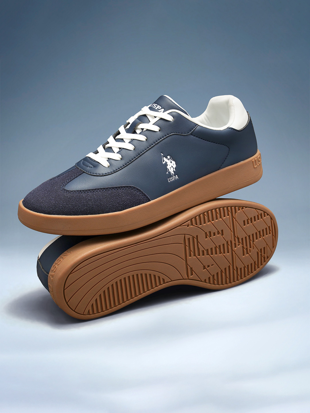 U.S. Polo Assn. Men COBA Colourblocked Comfort Insole Sneakers