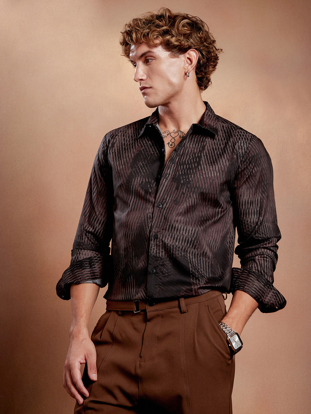 CAHOOT Men Comfort Printed Casual Shirt