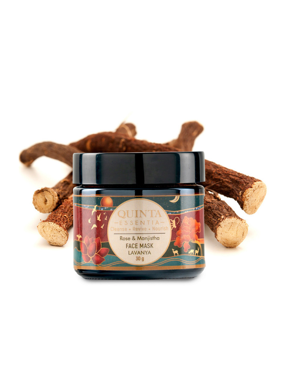 Quinta Essentia Organic Lavanya Detan & Hydrating Mask With Rose & Manjistha - 30 g