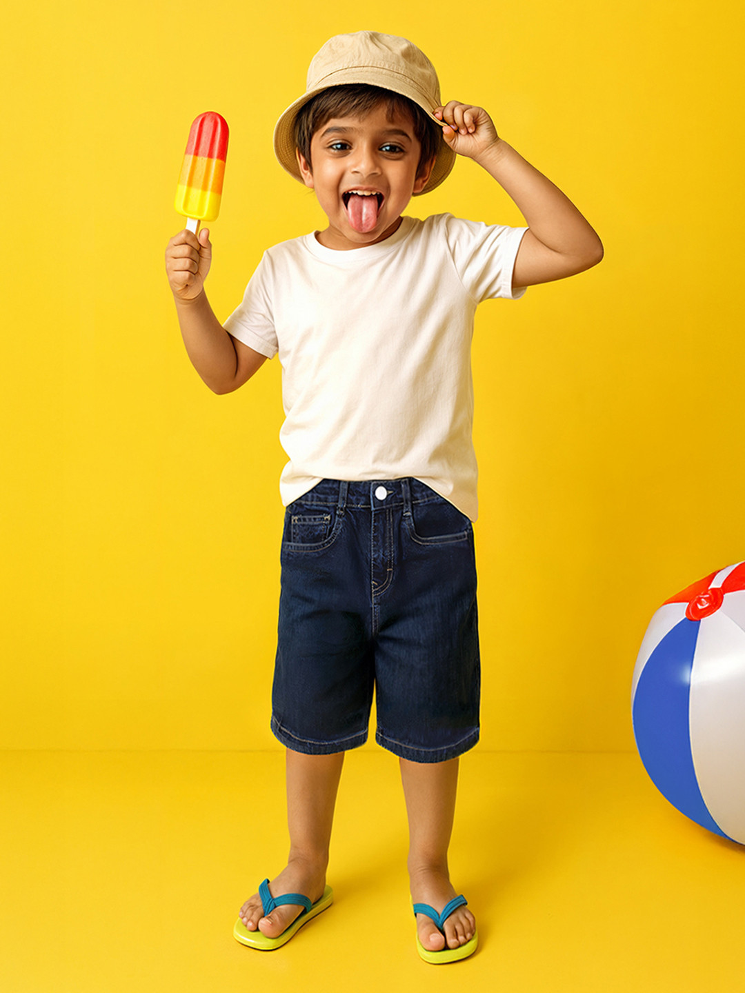 TALES & STORIES Boys Washed Technology Bermuda Shorts