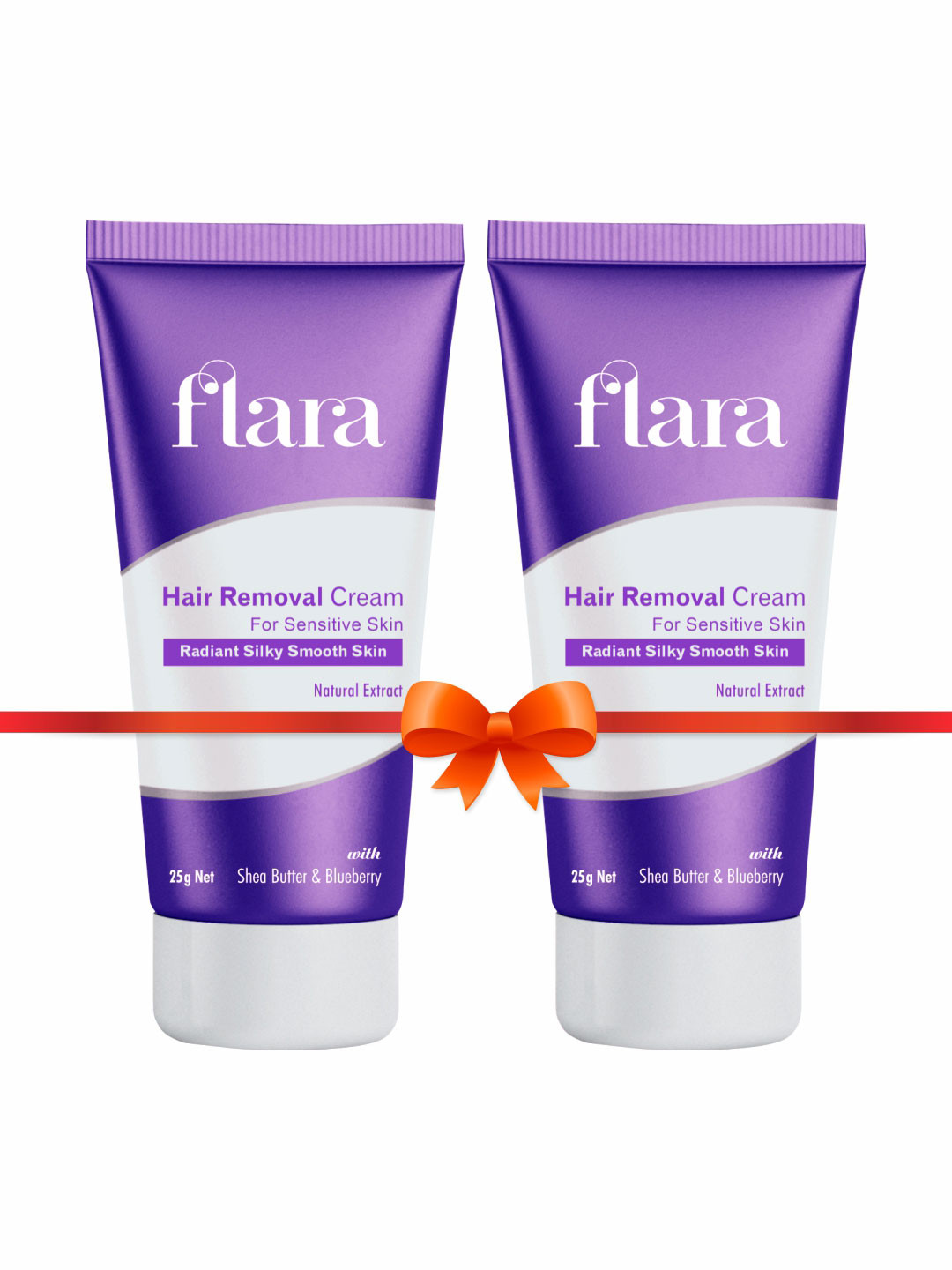 FLARA Set Of 2 Hair Removal Cream For Sensitive Skin - 25 g Each