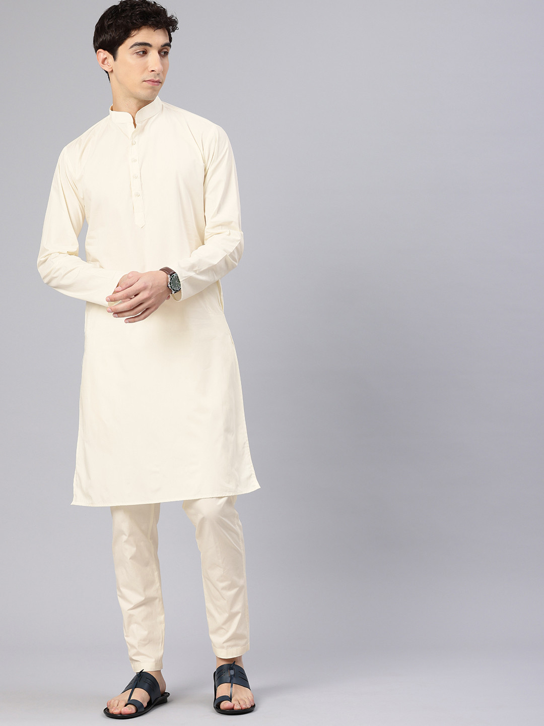Majestic Man Men Pure Cotton Kurta with Pyjamas