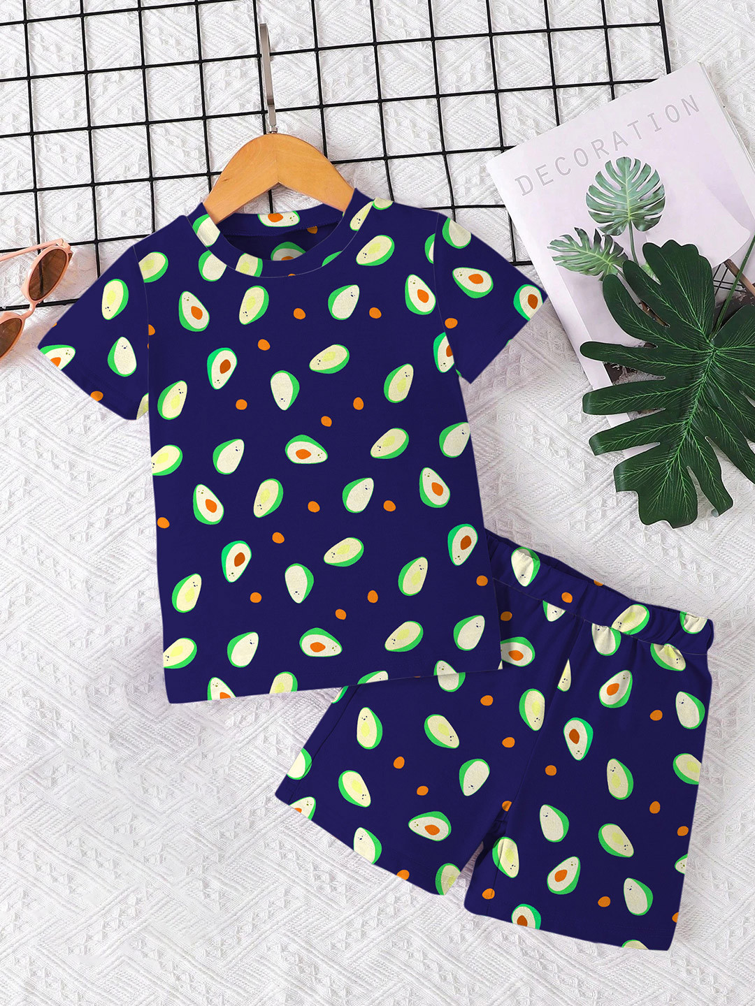 OMPAX Boys Printed Round Neck T-Shirt With Shorts