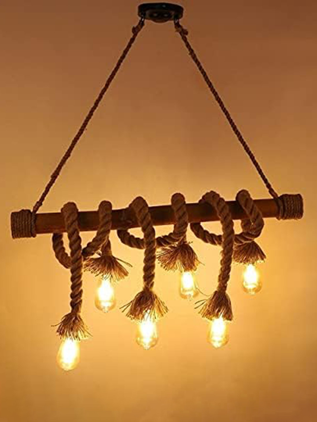 KINIS Beige Quirky Hanging Light Ceiling Lamp