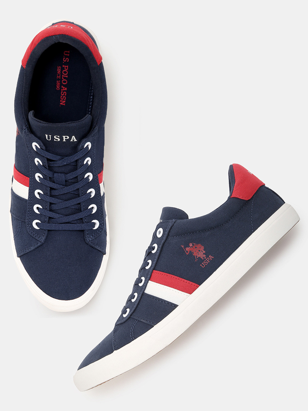 U.S. Polo Assn. Men Round Toe Sneakers