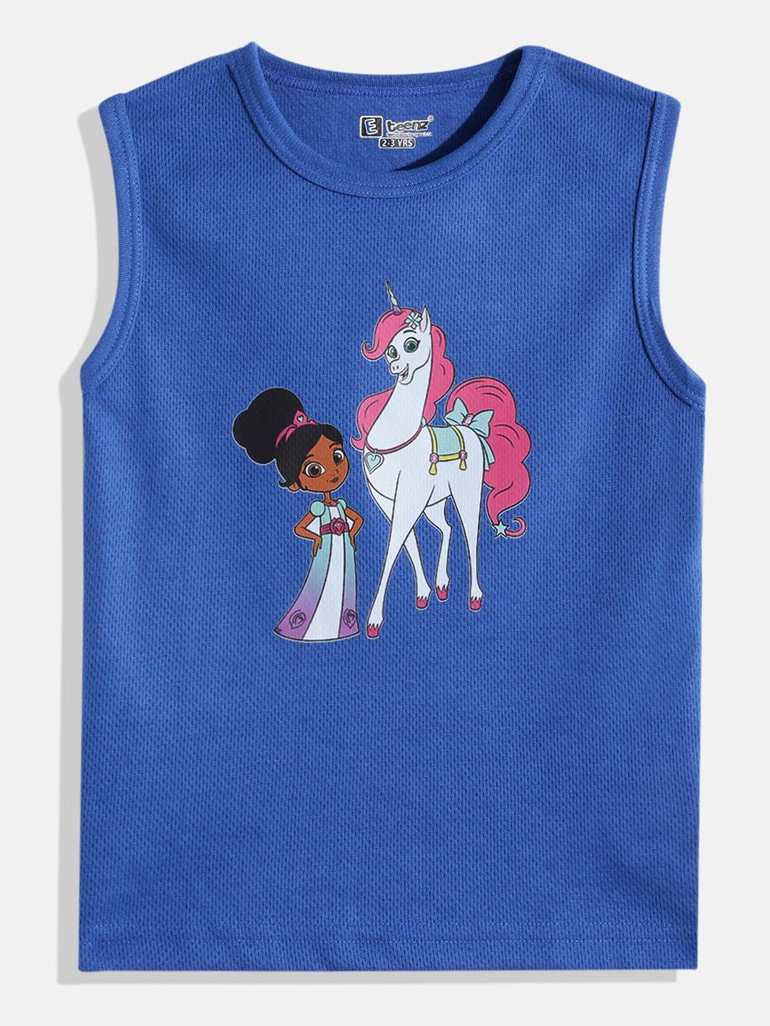 Eteenz Kids Girls Princess Nella Printed T-Shirt