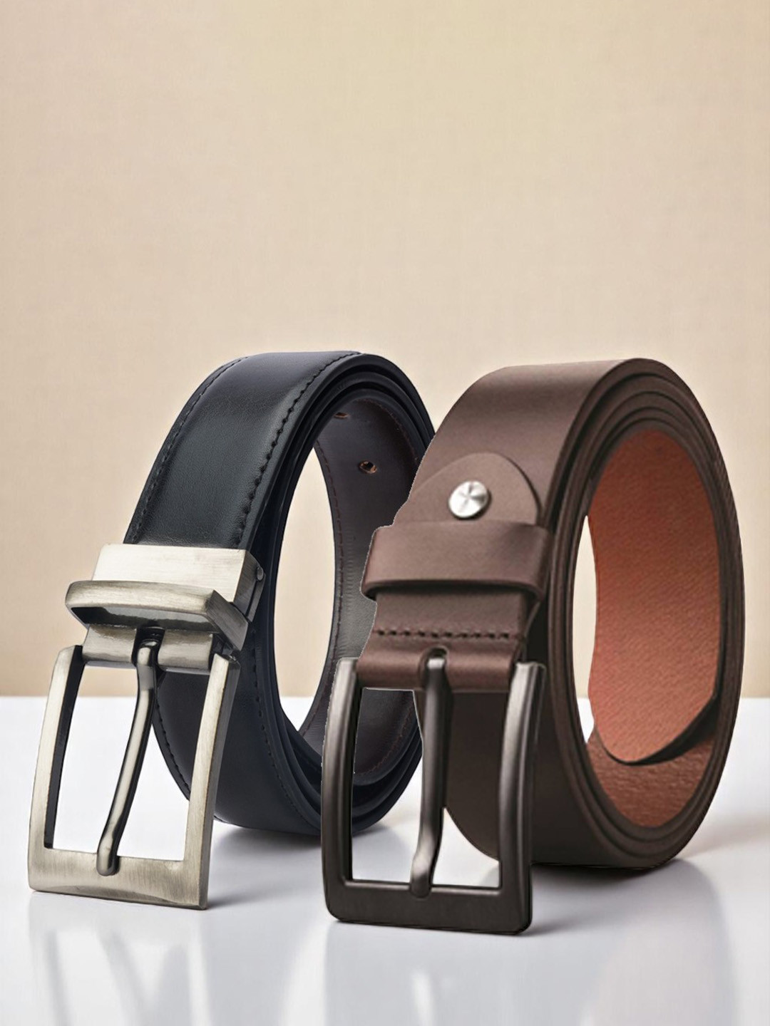 Killer Men Pack Of 2 Leather Belt