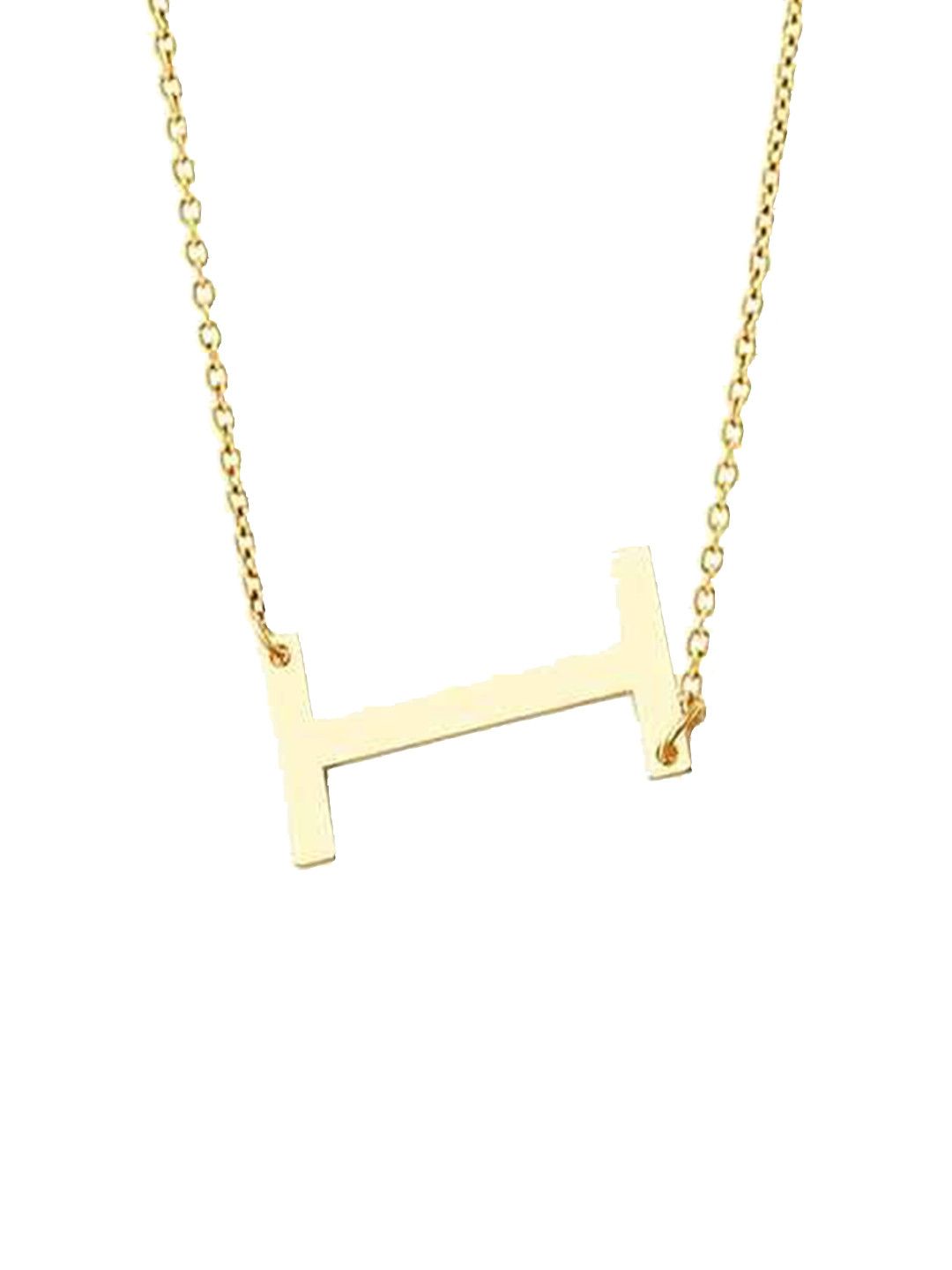 Bling Queen Gold-Plated H Initial Alphabet Chain