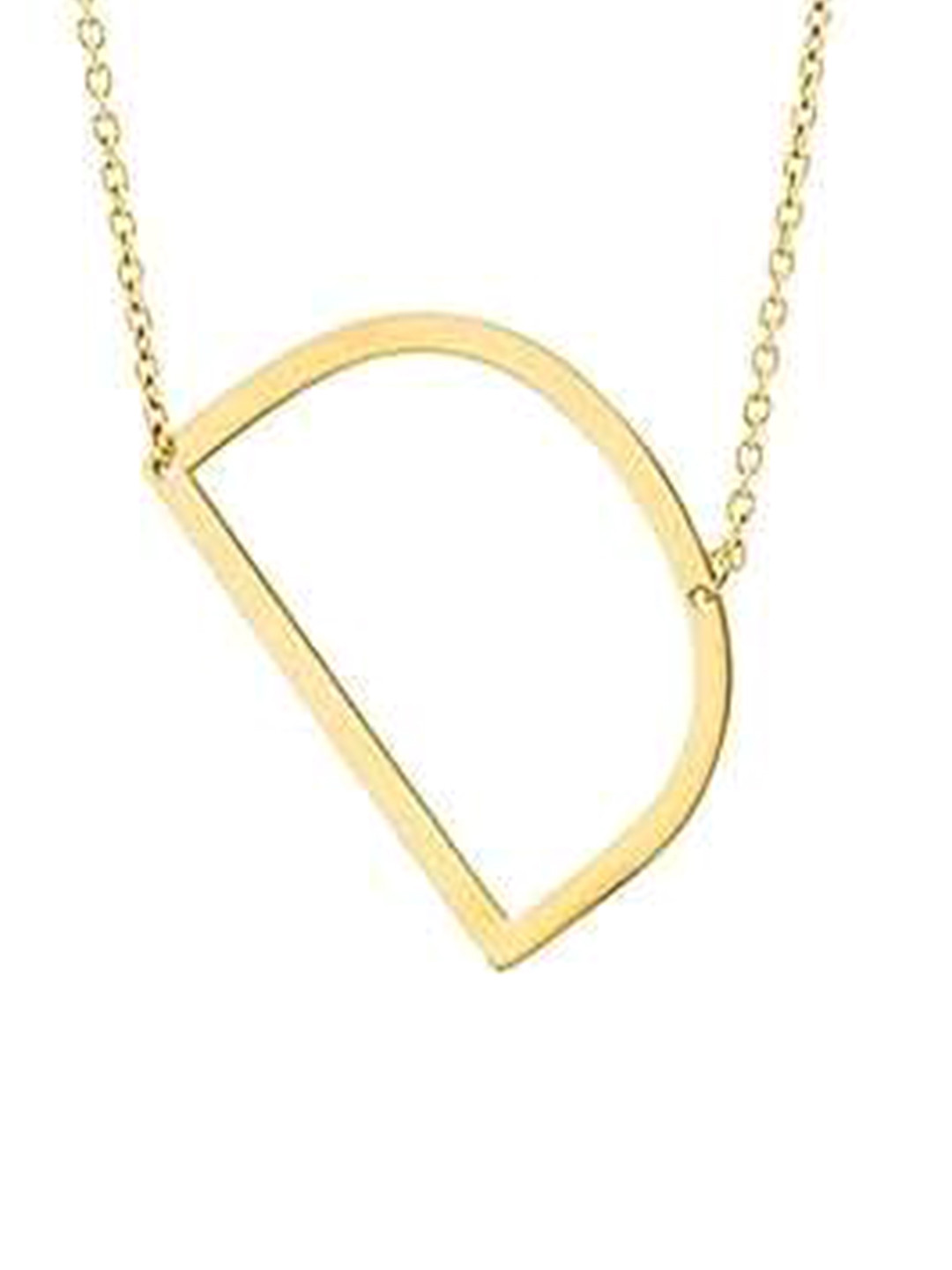 Bling Queen Gold-Plated D Initial Alphabet Chain