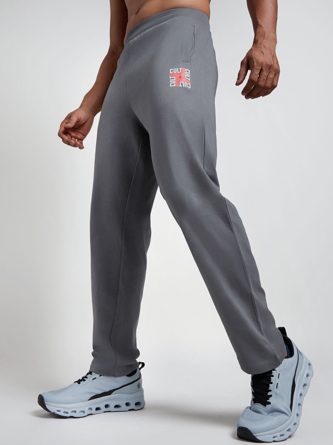 CULT Men Dark Grey All in Sports Trackpants