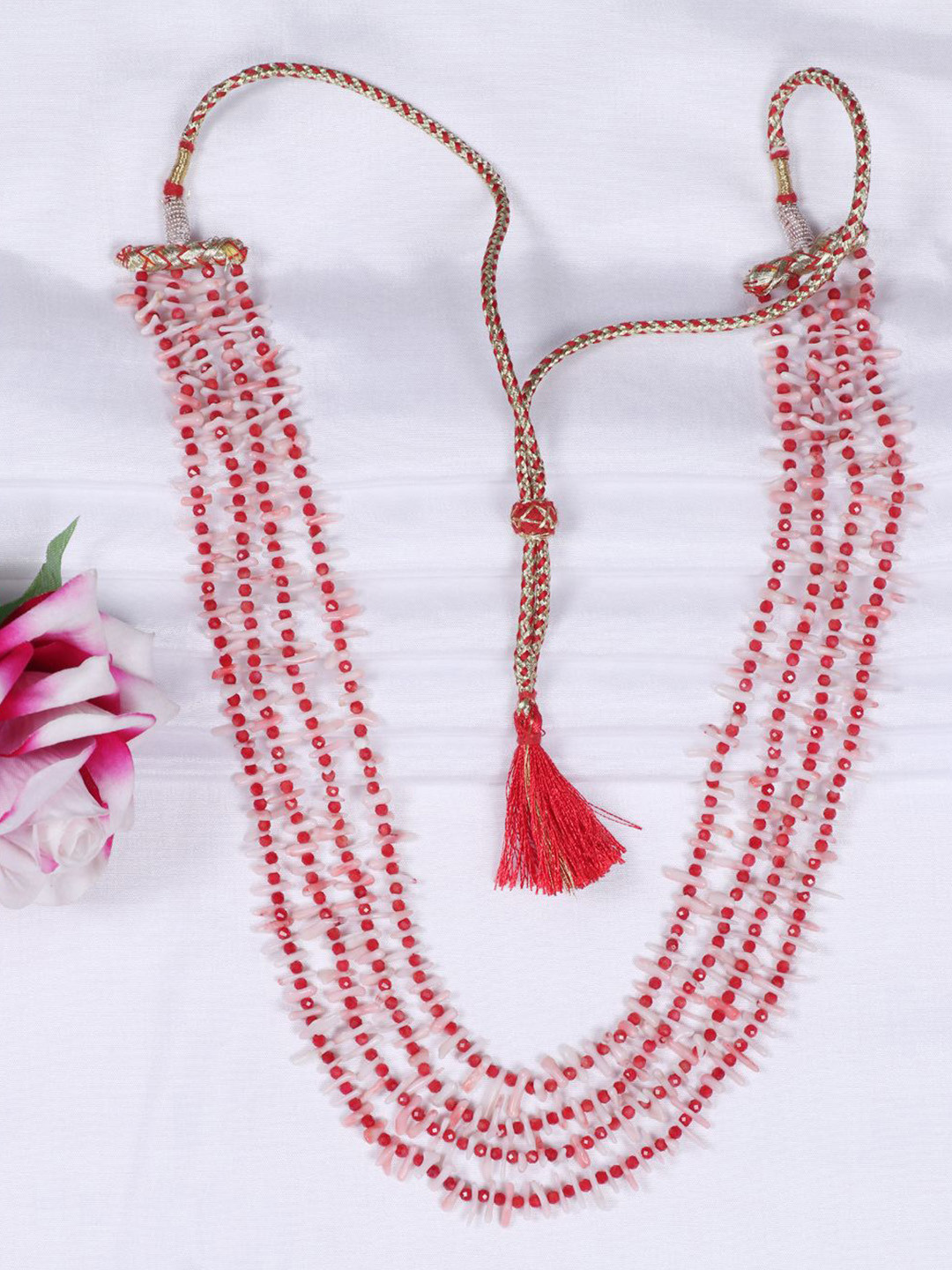 Raj Gems Gemstone Beaded Layered Necklace
