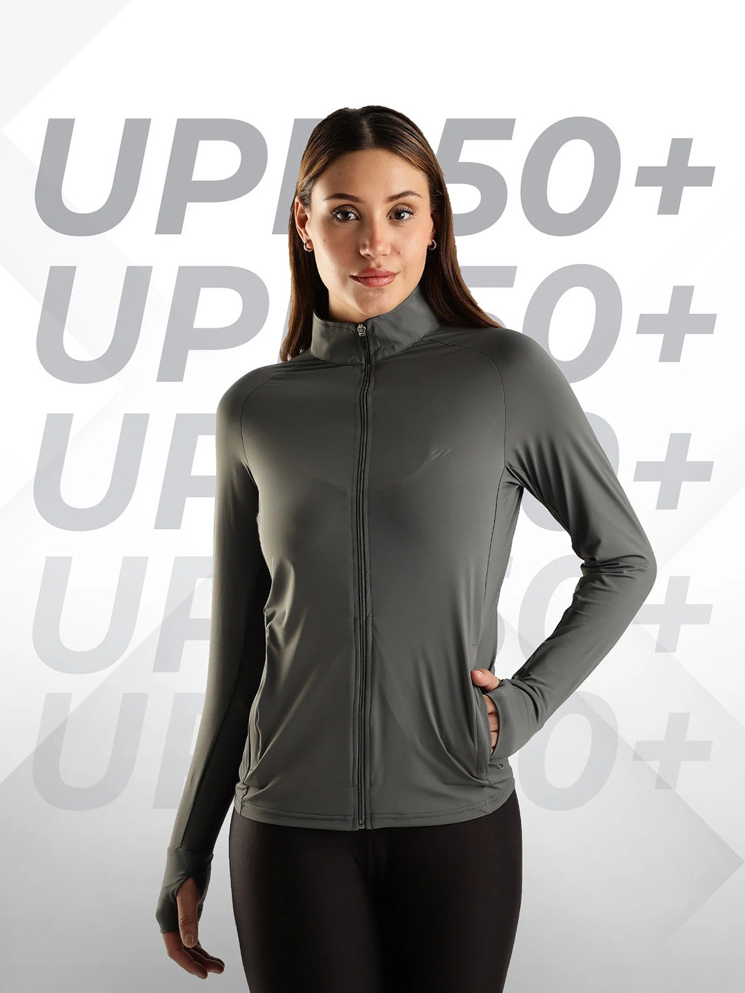 BLUE TYGA Men Sunscreen Lightweight Outdoor Sporty Jacket Ice Pro