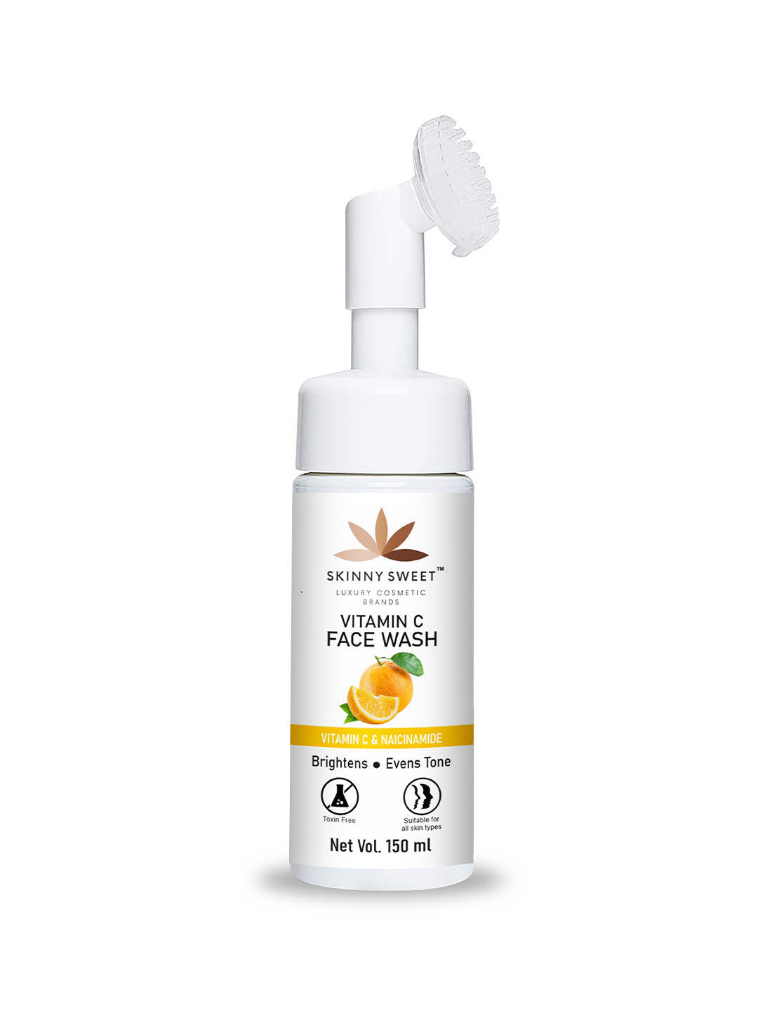 SKINNYSWEET Vitamin C Face Wash With Aloe Vera - 150 ml