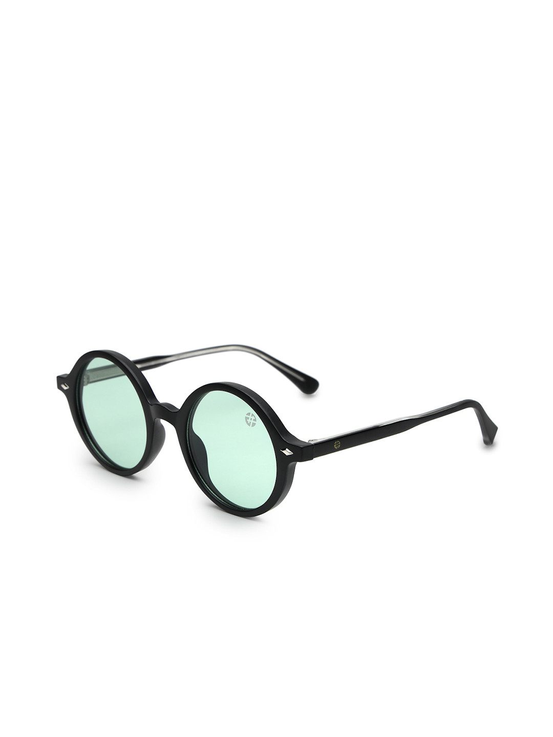 HASHTAG EYEWEAR Unisex UV-protected Full Rim Round Sunglass SEWA-TR28019-GRN