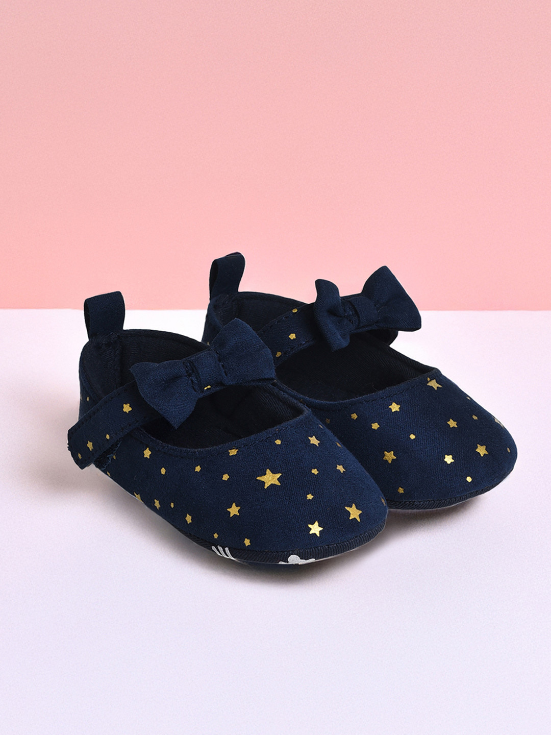 MiArcus Girls Mi Arcus Cotton Twill Star Print Booties