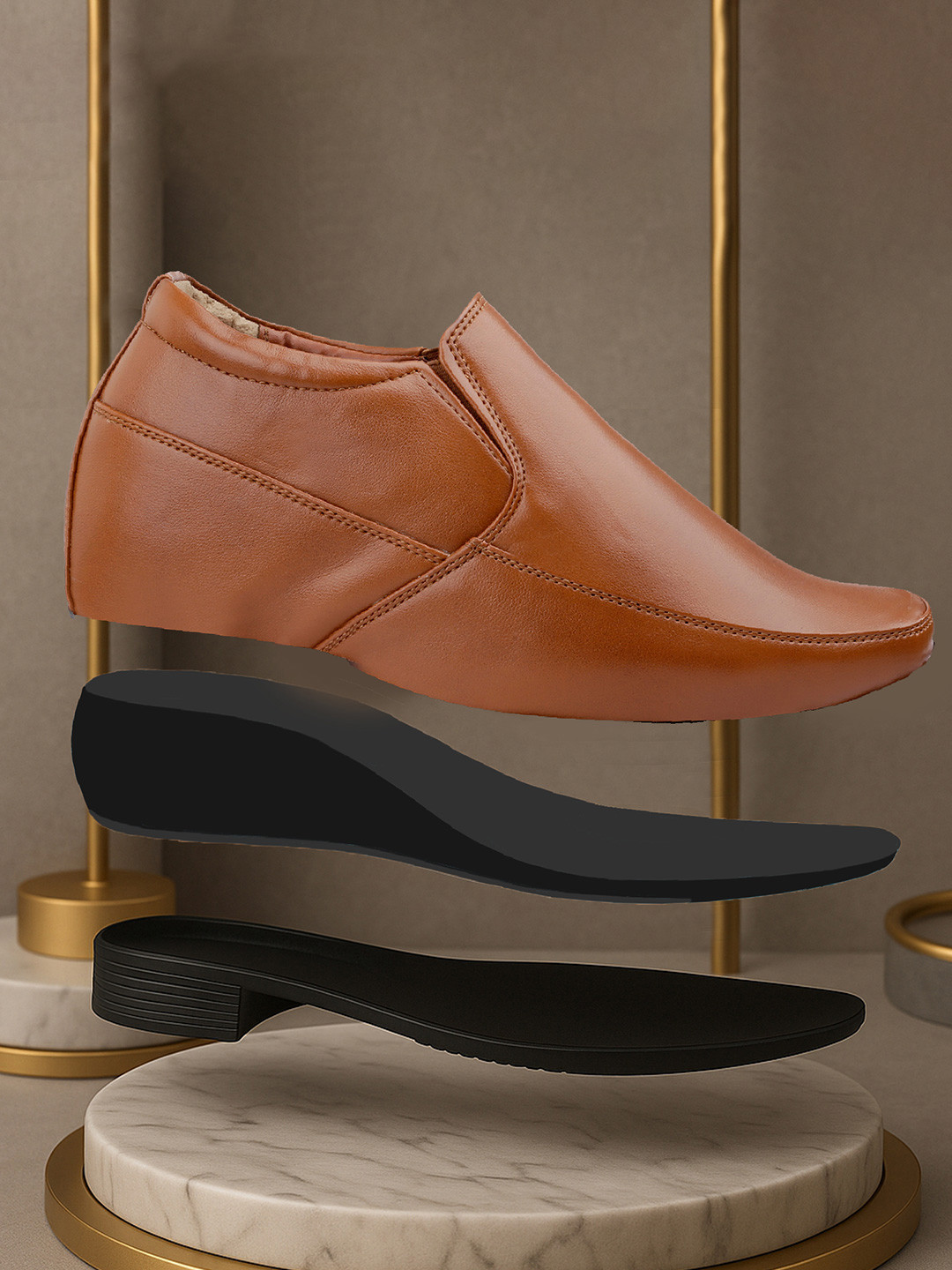 Bxxy Men Elevator Formal Mocassin Slip-on Shoes