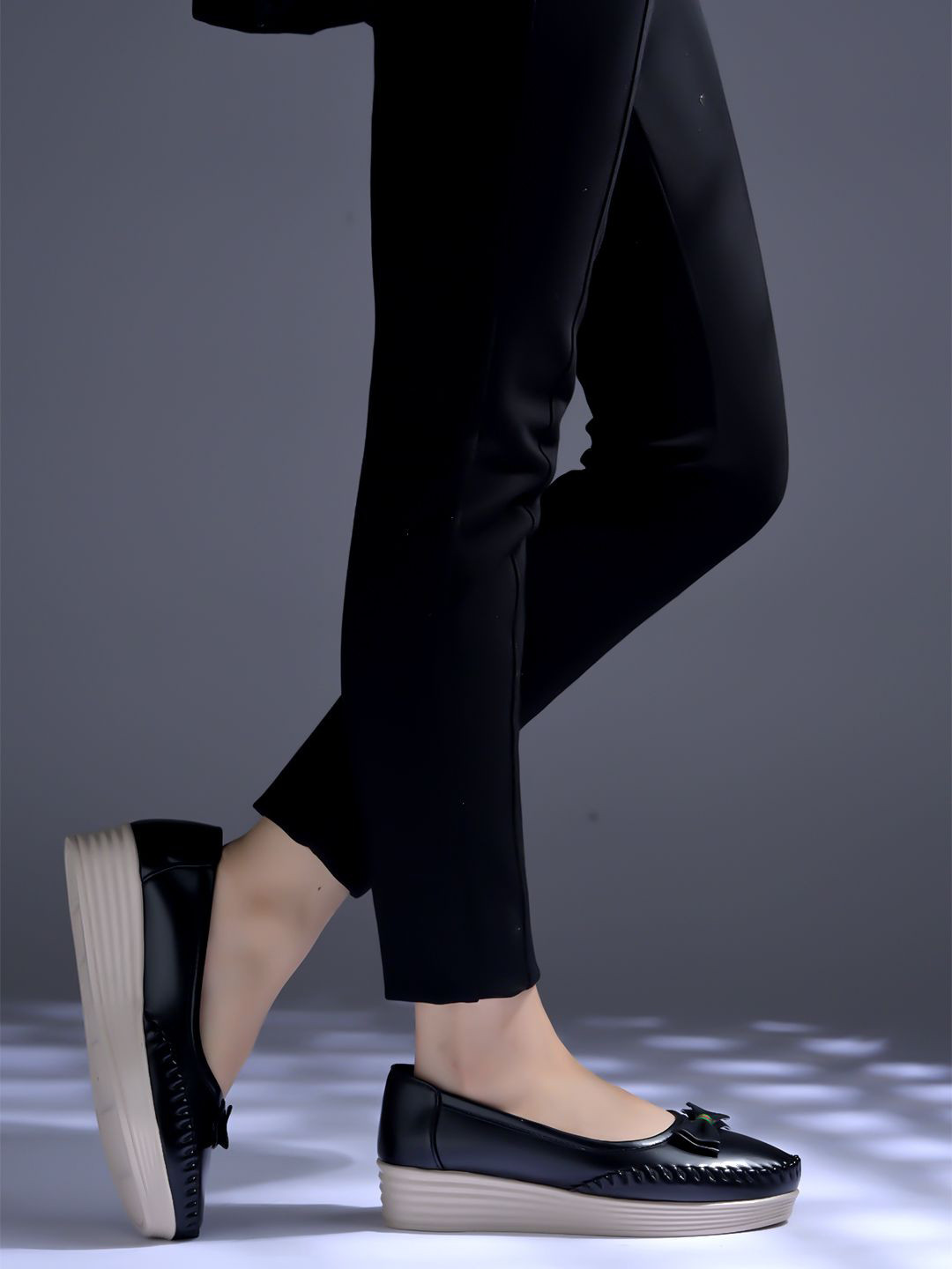 Stylestry Women Slip-On Loafers with Bows