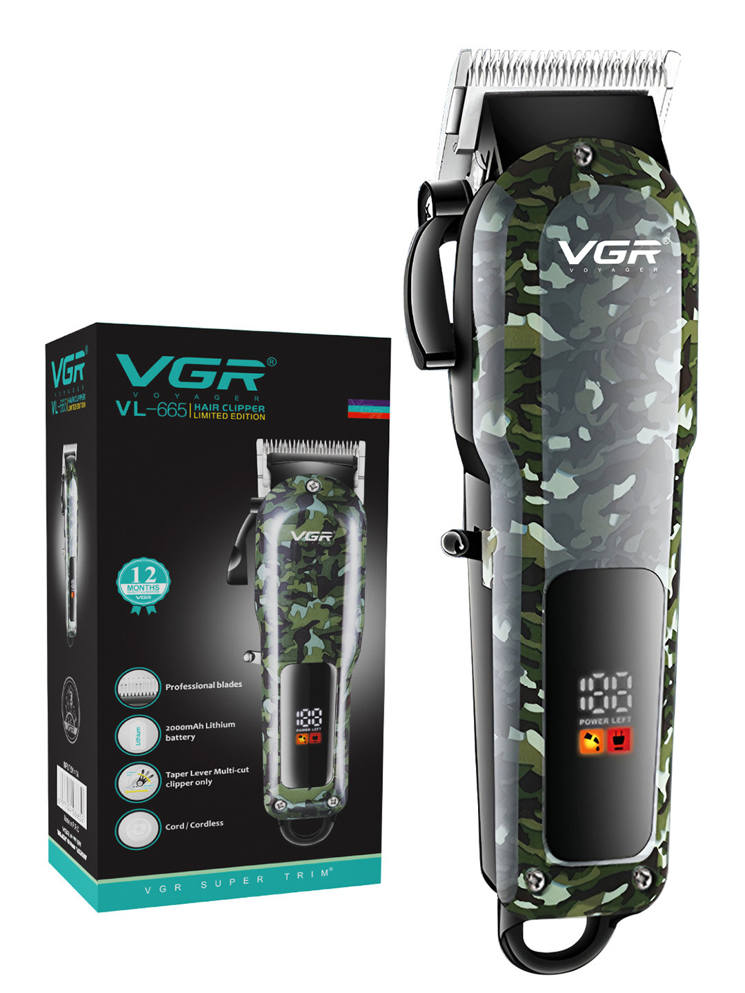 VGR Limited Edition Hair Clipper VL-665