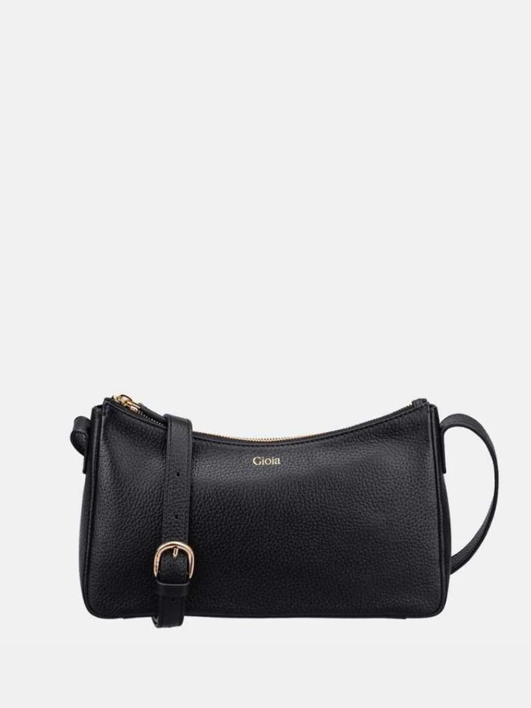 GIOIA Women Black Leather Sophia Crossbody Bag