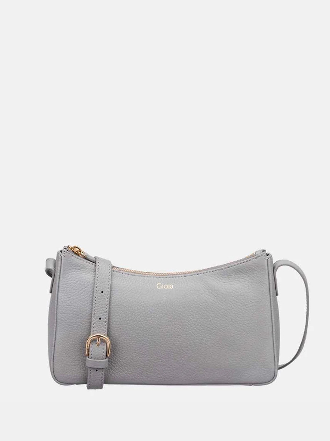 GIOIA Women Grey Leather Sophia Crossbody Bag
