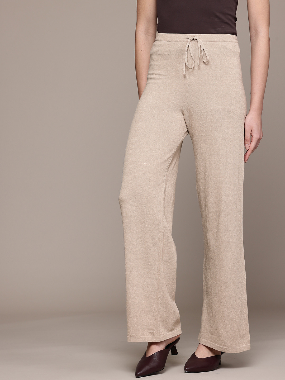 MANGO Women Knitted Trousers