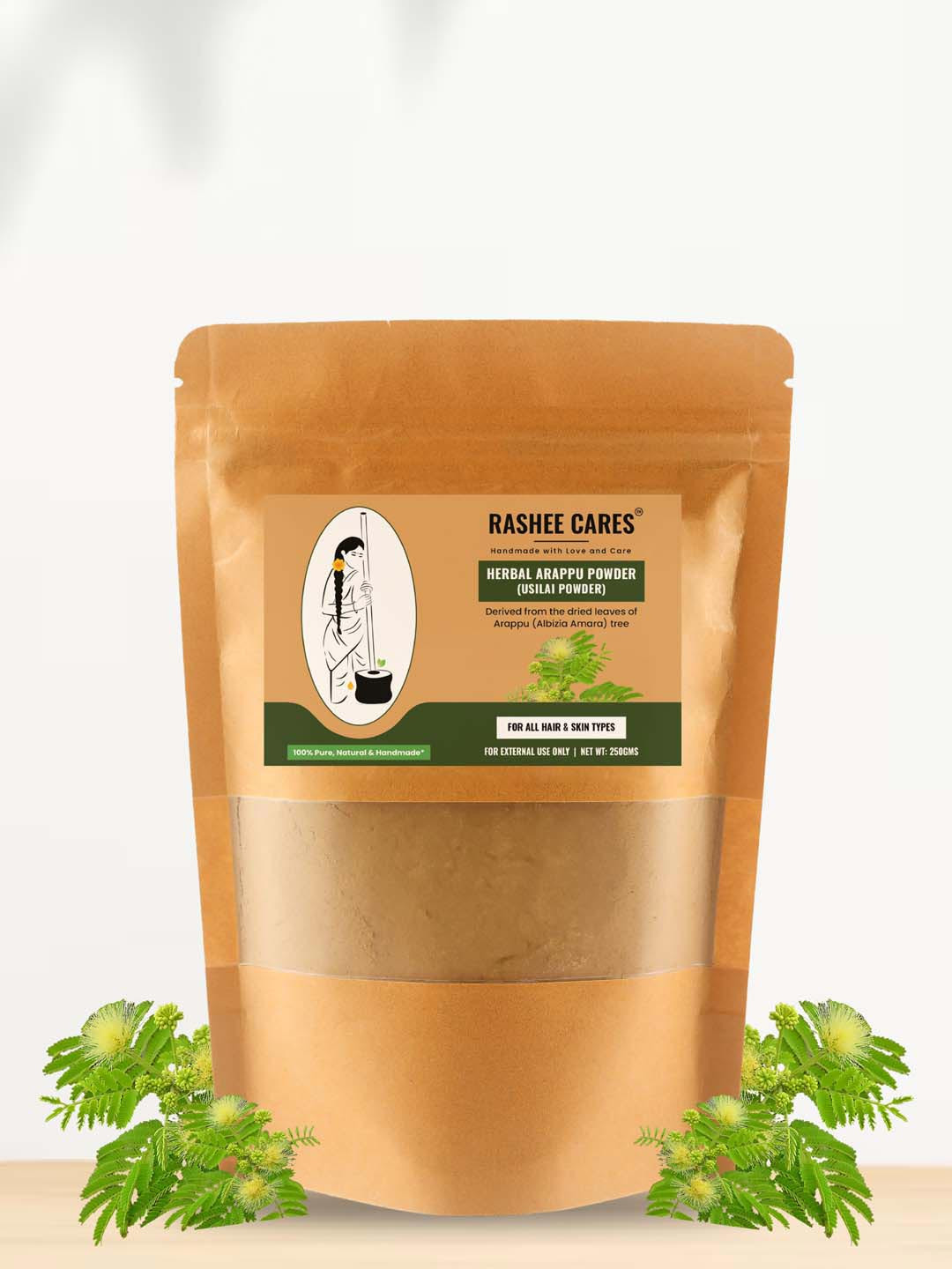 RASHEE CARES Herbal Arappu Powder Hair Mask- 250 g